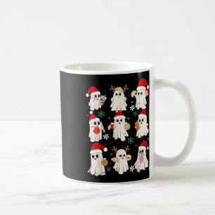 Caneca De Café Natal Pantasmas Fantasma Papai Noel Conchas