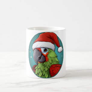 Caneca De Café Natal Papagaio