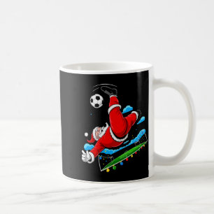 Caneca De Café Natal Papai Noel Futebol Chuta Bicicleta Natal Esp