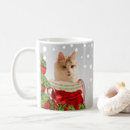 Caneca De Café Natal para Cinzas de gato