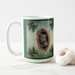 Caneca De Café Natal para os esquilos das Cinzas