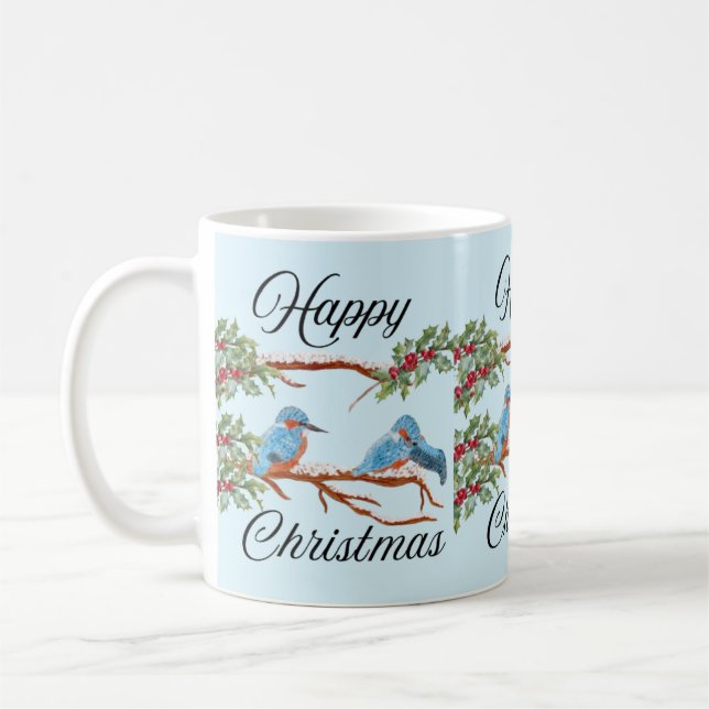 Caneca De Café Natal para os pescadores (Esquerda)