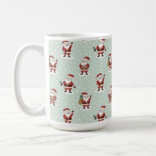Caneca De Café Natal para Papais noeis de neve