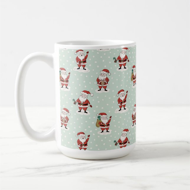 Caneca De Café Natal para Papais noeis de neve (Esquerda)