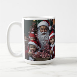 Caneca De Café Natal para Papais noeis e crianças