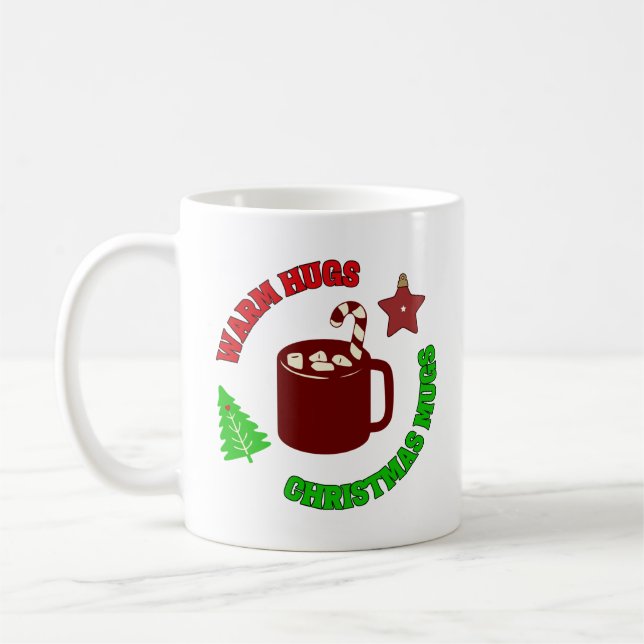Caneca De Café Natal Personalizado da Vovó (Esquerda)