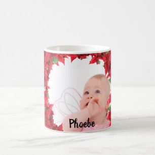 Caneca De Café Natal Personalizado para Bebê/ Criança