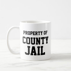 Caneca De Café Natal presente Ideia Engraçada Novelty COUNTY JAIL
