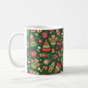 Caneca De Café Natal Retro