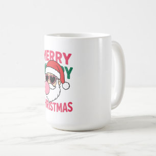 Caneca De Café Natal Retrô Bolha Pop