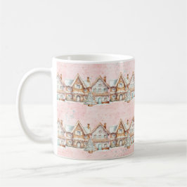 Caneca De Café Natal Rosa