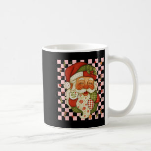 Caneca De Café Natal Santa Claus Patchwork Matching Family 20