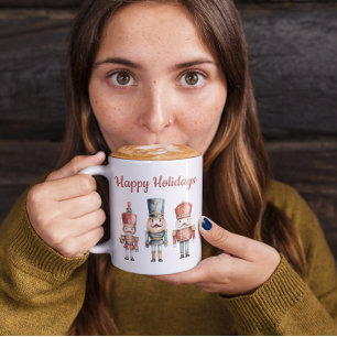 Caneca De Café Natal simples e simples do Nutcracker