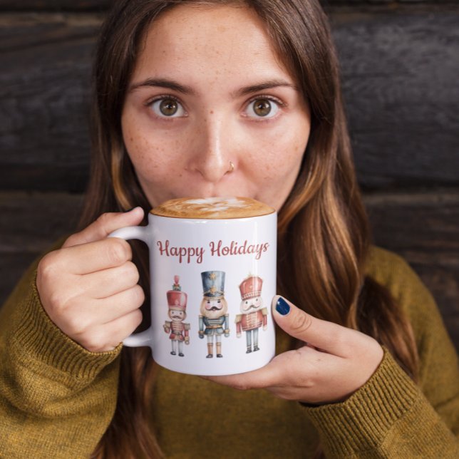 Caneca De Café Natal simples e simples do Nutcracker (Criador carregado)