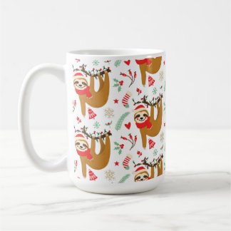 Caneca De Café Natal Sloth MUg