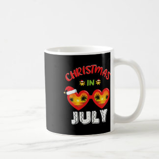 Caneca De Café Natal Solitário em Férias de Verão de Julho