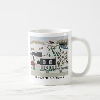 Caneca De Café Natal Spruce do monte