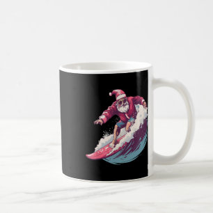 Caneca De Café Natal Surfando Papai Noel Surfista Amante do Xma