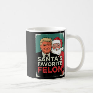 Caneca De Café Natal Trump Natal Favorito Criminoso Trump C