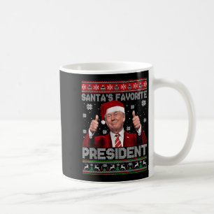 Caneca De Café Natal Trump Santas Presidente Favorito Xmas Ugl