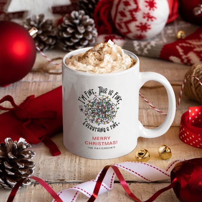 Caneca De Café Natal 'Tudo Bem' Divertido  (Criador carregado)