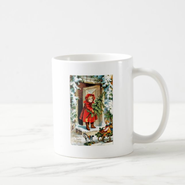 Caneca De Café Natal vintage (Direita)