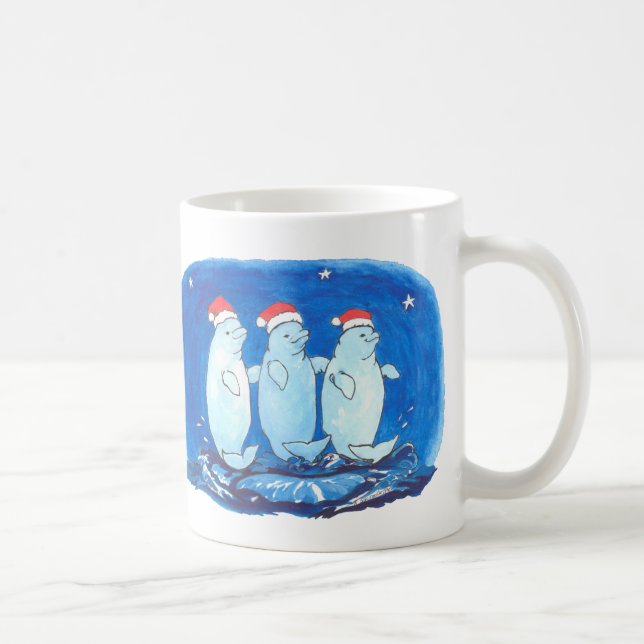 Caneca De Café Natal Whimsso Alaska Vida Selvagem Café Mug (Direita)