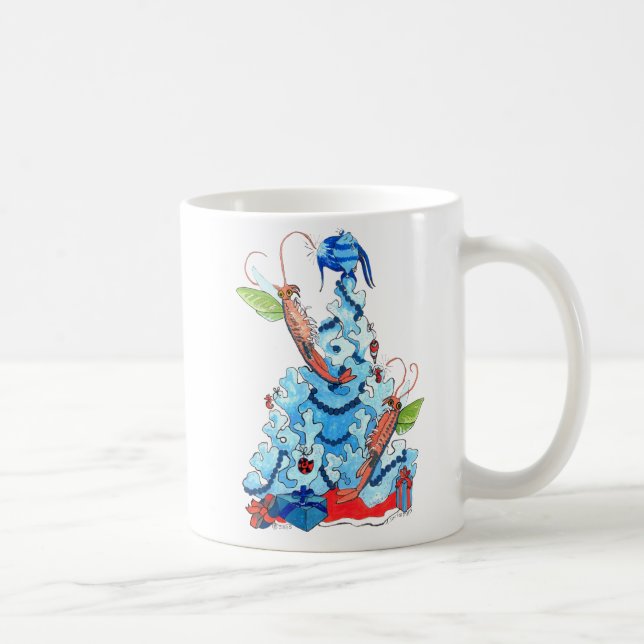 Caneca De Café Natal Whimsso Alaska Vida Selvagem Café Mug (Direita)