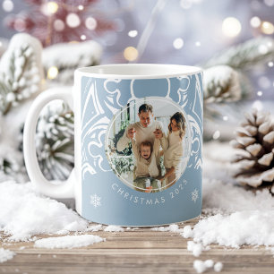 Caneca De Café Natalino Memorial de Conto de Fadas de Inverno Gót
