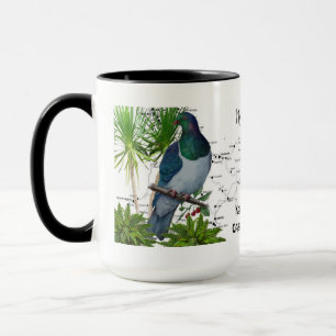Caneca de café nativa do pássaro de Nova Zelând