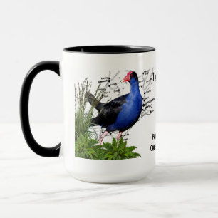 Caneca de café nativa do pássaro de Nova Zelândia