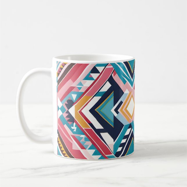 Caneca De Café Native American Art Vol 21 (Esquerda)