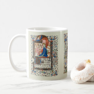 Caneca De Café Natividade de Natal medieval do mestre Bedford