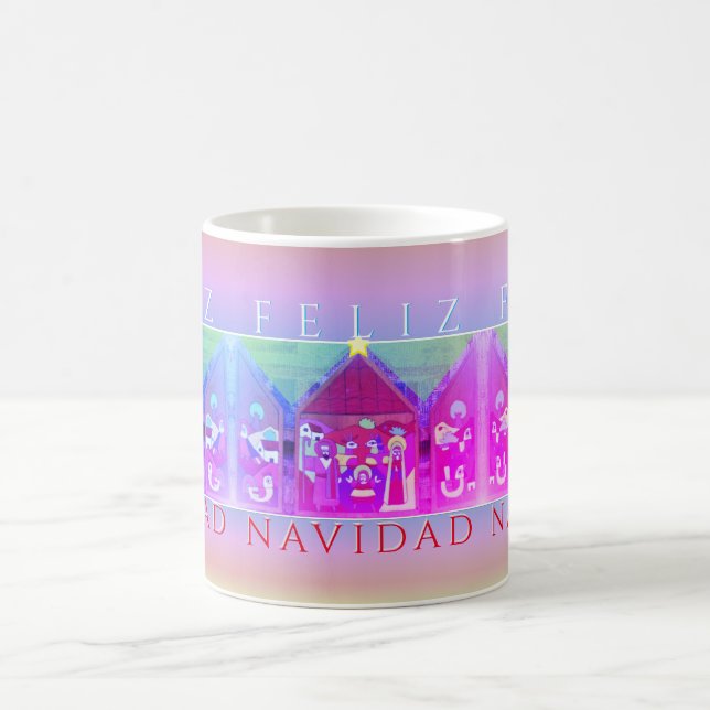 Caneca De Café Natividade "Feliz Navidad" (Centro)