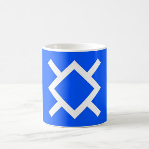 Caneca De Café Nativo étnico do norte de América da bandeira de