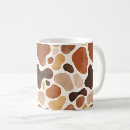 Caneca De Café Natural Flow Coffee Mug – Warm Neutral Aesthetic
