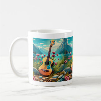 Caneca De Café Nature Guitar