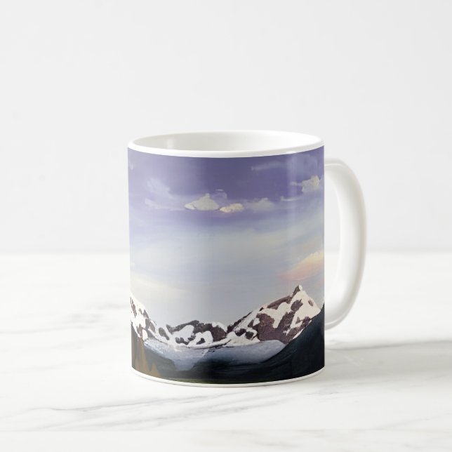 Caneca De Café Nature Norway art (Frente Esquerda)