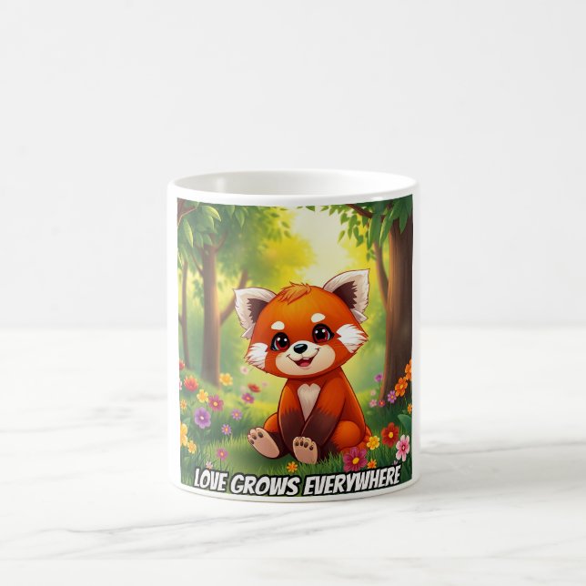Caneca De Café Nature’s Hug in a Cute Red Panda (Centro)