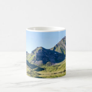 Caneca De Café Natureza Autumn Mountain Tree Water Scense