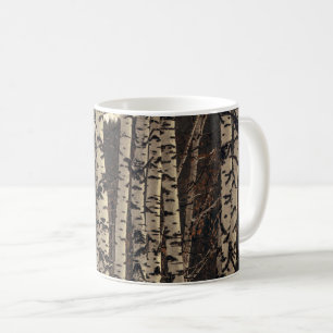 Caneca De Café Natureza da Floresta de Birch