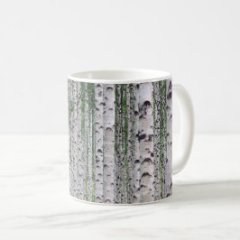 Caneca De Café Natureza da Floresta de Birch
