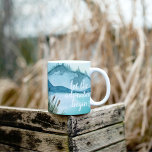 Caneca De Café Natureza Moderna Da Aquarela O Vamos Da Aventura C<br><div class="desc">Natureza Moderna Da Aquarela O Vamos Da Aventura Começa</div>