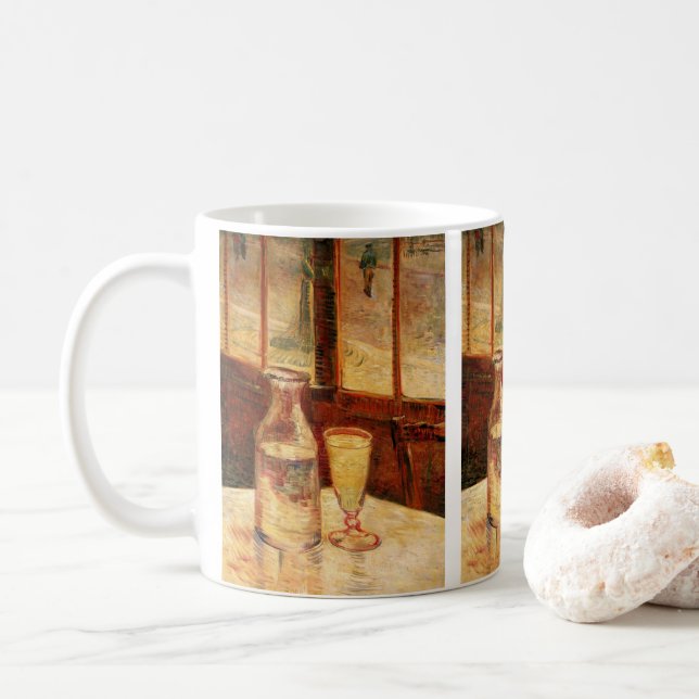 Caneca De Café Natureza-morta com absinto de Vincent van Gogh (Com Donut)