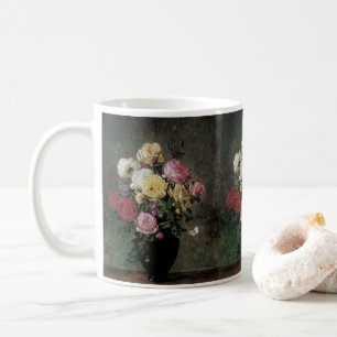 Caneca De Café Natureza Morta com Flores em Vaso por Olaf Hermans