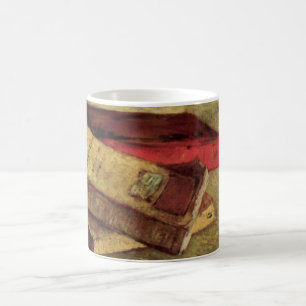 Caneca De Café Natureza Morta com Três Livros por Vincent van Gog