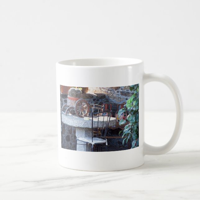 Caneca De Café Natureza-morta de Cacto Espanhol (Direita)