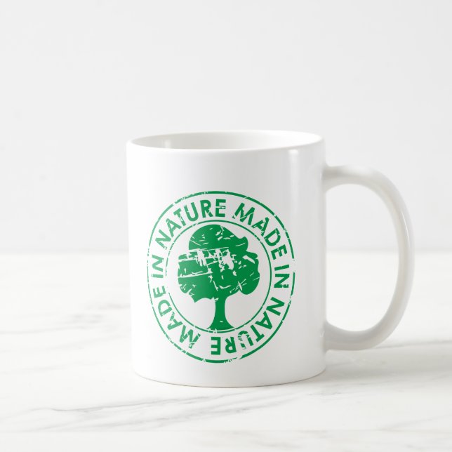 Caneca De Café Natureza produzida (Direita)