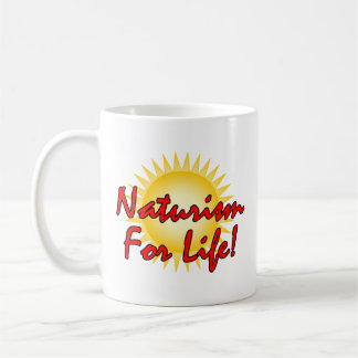 Caneca De Café Naturista/Nudista