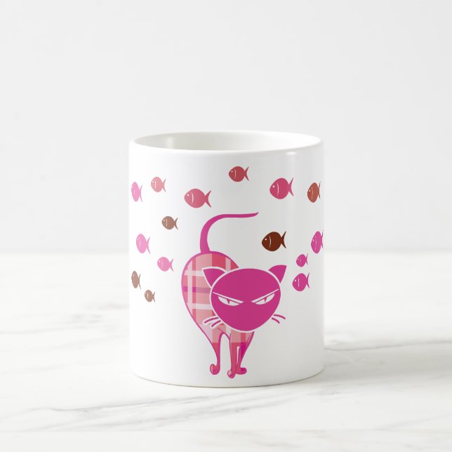 Caneca De Café Naughty Cat (Centro)